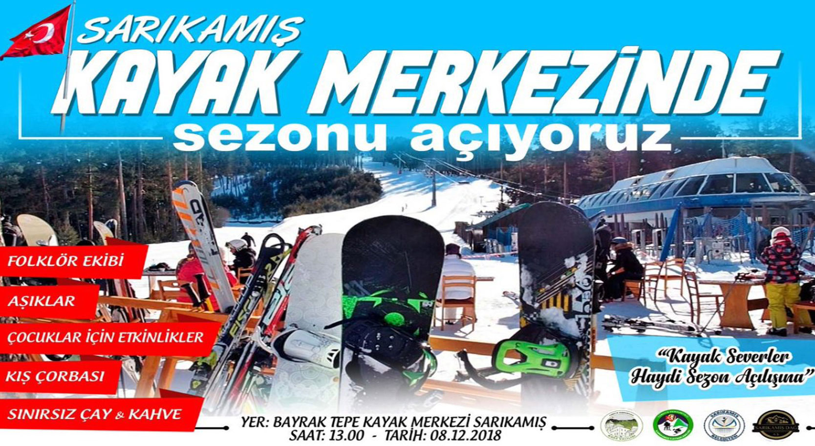 Sarıkamış‘ta Kayak Sezonu Açılıyor