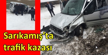 Sarıkamış’ta trafik kazası