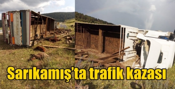 Sarıkamış’ta trafik kazası