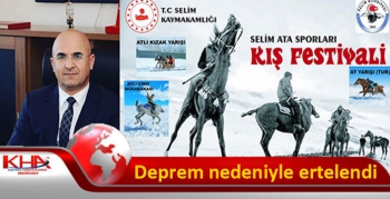 Selim Ata Sporları Kış Festivali Ertelendi