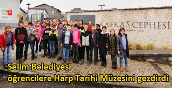 Selim Belediyesi öğrencilere Harp Tarihi Müzesini gezdirdi