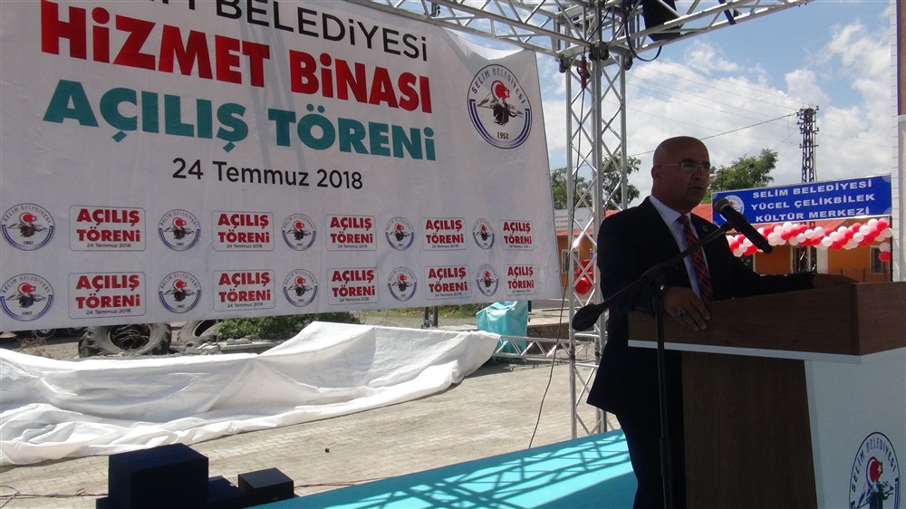 Selim Belediyesi Yeni Hizmet Binası Açıldı