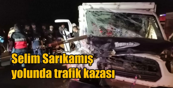 Selim Sarıkamış yolunda trafik kazası
