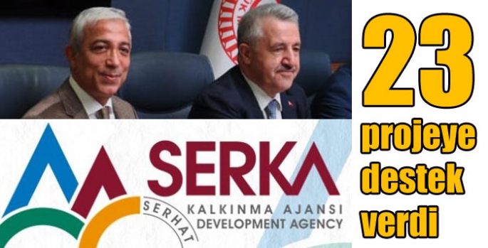 SERKA 23 projeye destek verdi