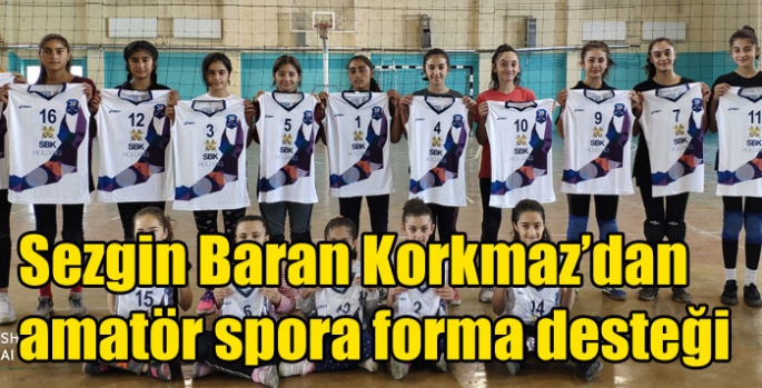 Sezgin Baran Korkmaz’dan amatör spora forma desteği