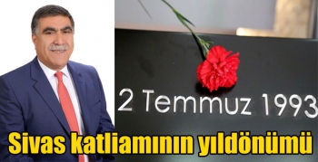 Sivas katliamının yıldönümü