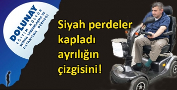 Siyah perdeler kapladı ayrılığın çizgisini!