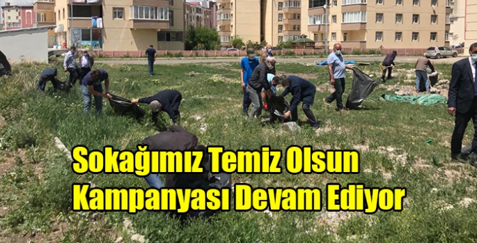 Sokağımız Temiz Olsun Kampanyası Devam Ediyor