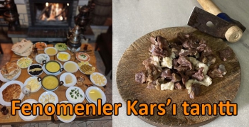 Sosyal medya fenomenleri Kars’ı tanıttı