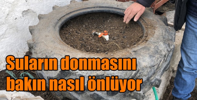 Suların donmasını bakın nasıl önlüyor