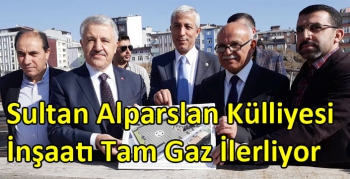 Sultan Alparslan Külliyesi İnşaatı Tam Gaz İlerliyor