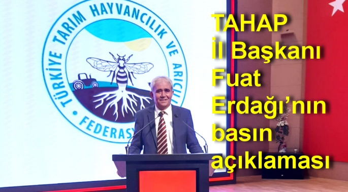 TAHAP Kars İl Başkanı Fuat Erdağı’nın basın açıklaması