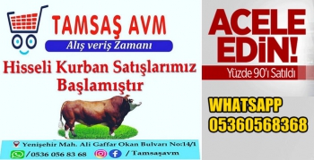 TAMSAŞ AVM’de Hisseli Kurban Satışları