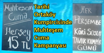 Tarihi Ortaköy Kumpircisinde Muhteşem Cuma Kampanyası