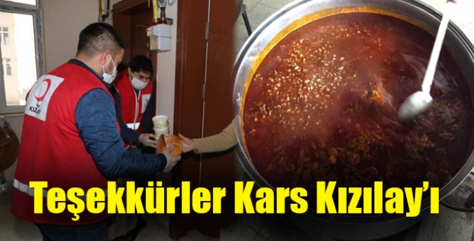 Teşekkürler Kars Kızılay’ı