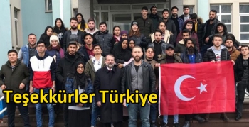 Teşekkürler Türkiye