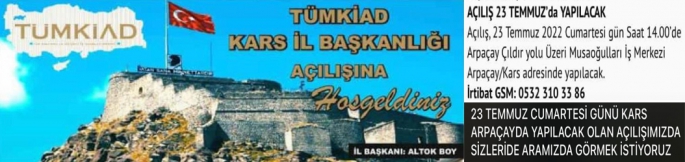 TÜMKİAD 36. Şubesini Kars’ta açacak