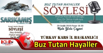 TÜRKAV’dan “Buz Tutan Hayaller” Söyleşisi