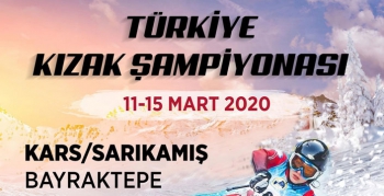 Türkiye Kızak Şampiyonası Sarıkamış’ta Başladı