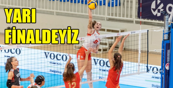 U17 Avrupa Voleybol Şampiyonası’nda yarı finaldeyiz