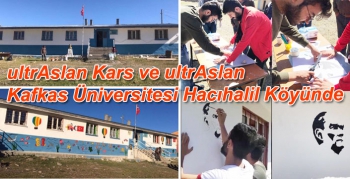 ultrAslan Kars ve ultrAslan Kafkas Üniversitesi Hacıhalil Köyünde