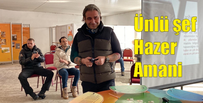 Ünlü şef Hazer Amani