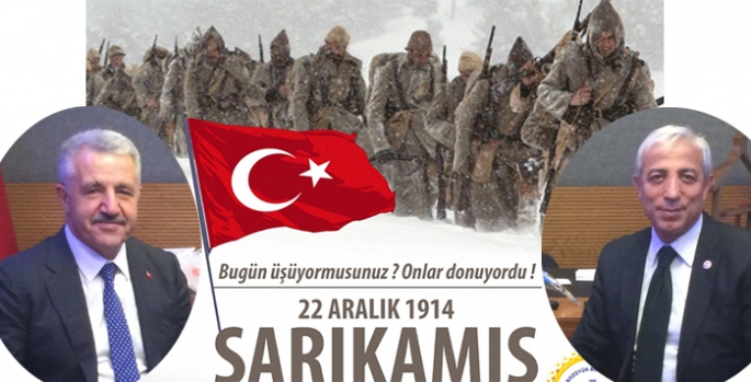 Vekillerin Sarıkamış Şehitleri Mesajı