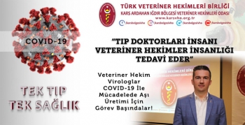 VHO Başkanı Ercan Ödül: Veteriner Hekimler İnsanlığı tedavi eder