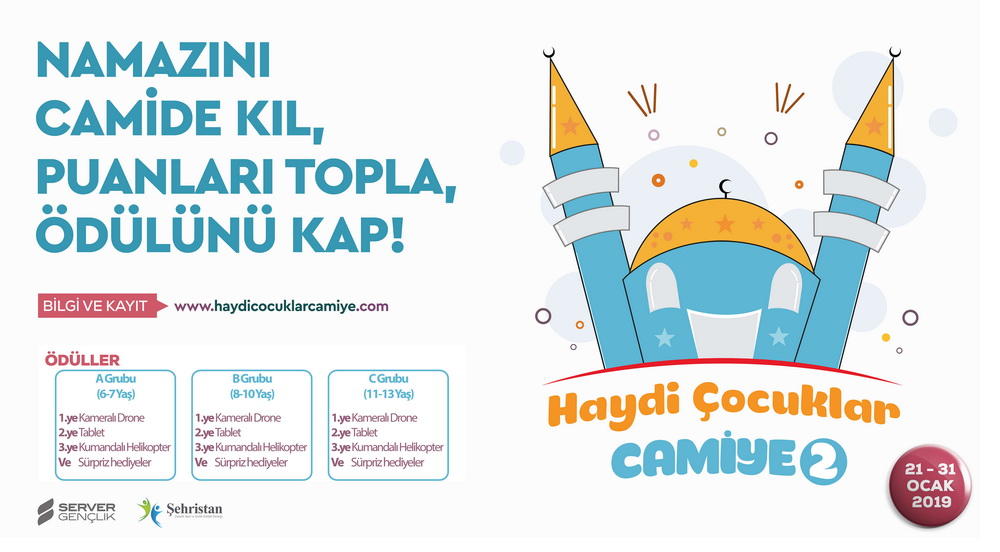 Yarıyıl Tatilinde “Haydi Çocuklar Camiye” Yarışması