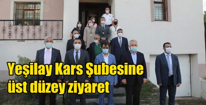 Yeşilay Kars Şubesine üst düzey ziyaret