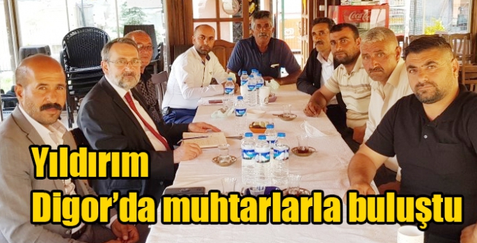 Yıldırım Digor’da muhtarlarla buluştu