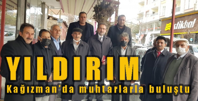 Yıldırım, Kağızman’da muhtarlarla buluştu