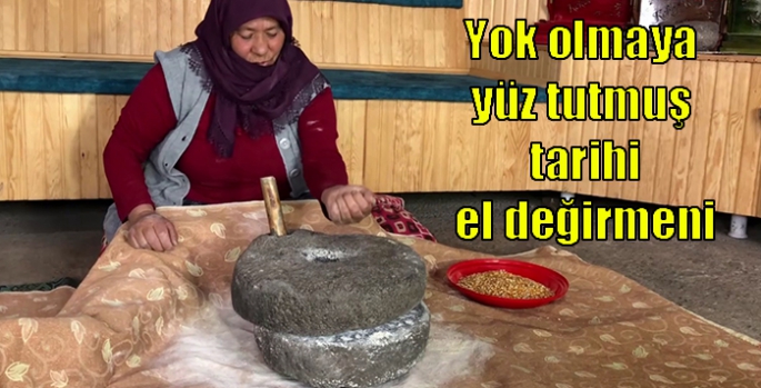 Yok olmaya yüz tutmuş tarihi el değirmeni