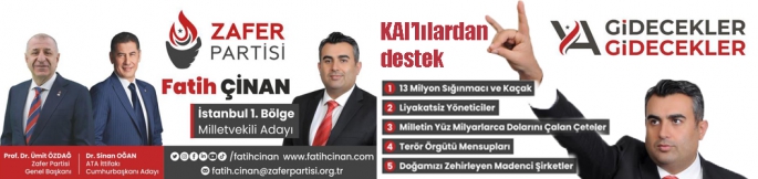 Zafer Partisi İstanbul 1. Bölge Milletvekili Adayı Fatih Çinan, hemşehrilerinden destek istedi